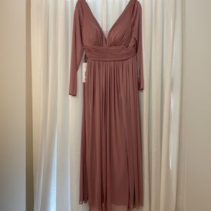 Azazie Vintage Mauve Bridesmaid Dress